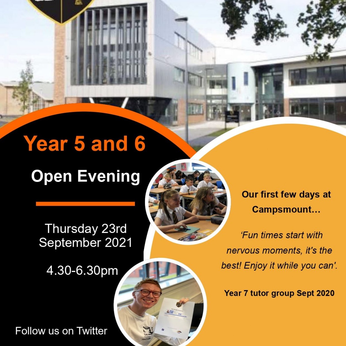 Campsmount Academy Year 5 and 6 Open Evening